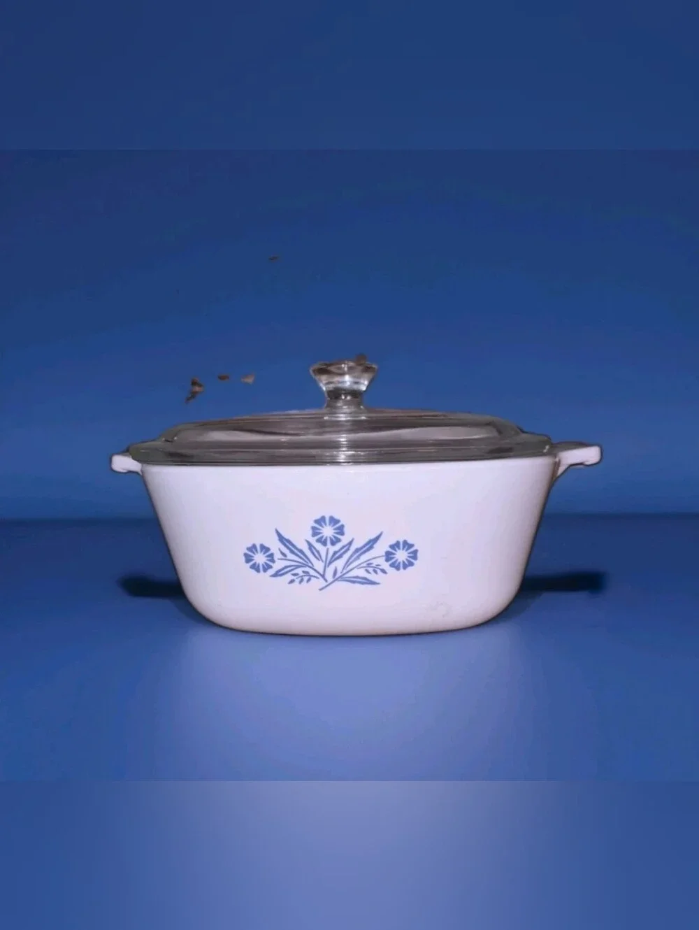 Vintage Corning Ware Blue Cornflower 2.5 Qt Casserole Dish P-2 1/2-B Pyrex Lid